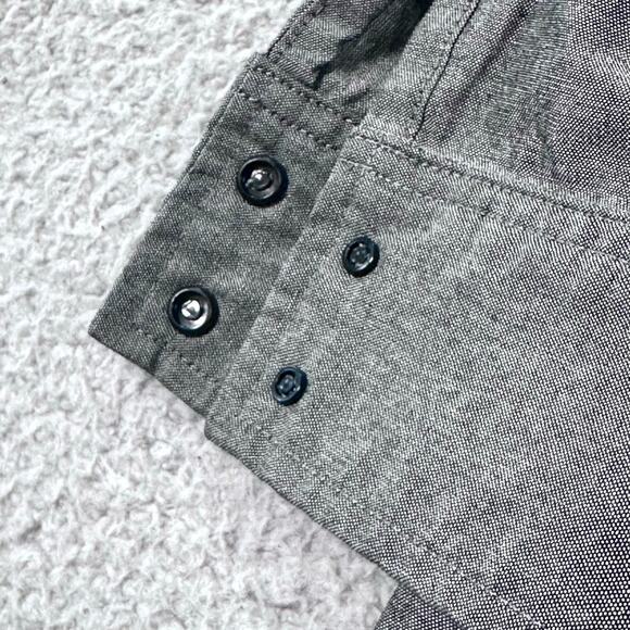 Topo Designs Tunic Popover Shirt Long Sleeve Women’s Medium Charcoal Gray Casual - Picture 5 of 11